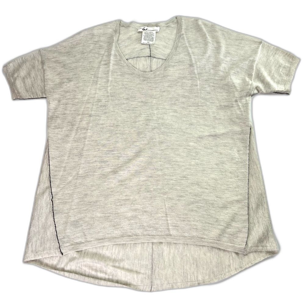 Paychi Guh 100% Cashmere Popover Lightweight Top S/M